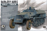 AFV Club Military 1/48 German SdKfz 251/1 Ausf C Halftrack Kit