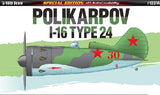 Academy Aircraft 1/48 Polikarpov I16 Type 24 Fighter Special Edition Kit