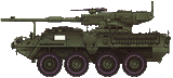 AFV Club Military 1/35 Stryker M1128 MGS Vehicle Kit