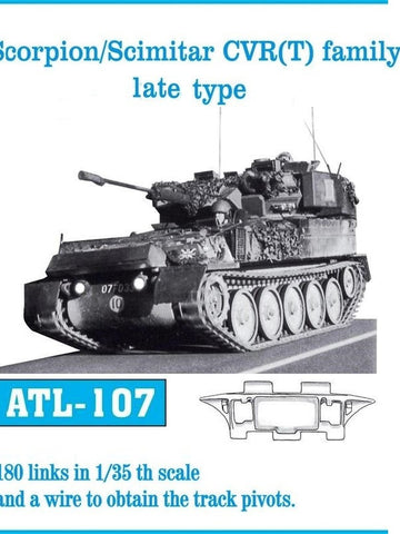 Friulmodel Military 1/35 Scorpion/ Scimitar CVR(T) Late Track Set (180 Links)