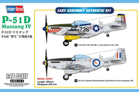 Hobby Boss Aircraft 1/48 P-51D Mustang IV  Kit