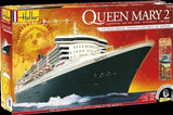 Heller Ships 1/600 Queen Mary II Transatlantic Ocean Liner w/Paint & Glue Kit