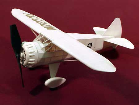 Dumas Wooden Planes 17-1/2" Wingspan Mr. Mulligan Rubber Pwd Aircraft Laser Cut Wooden Kit