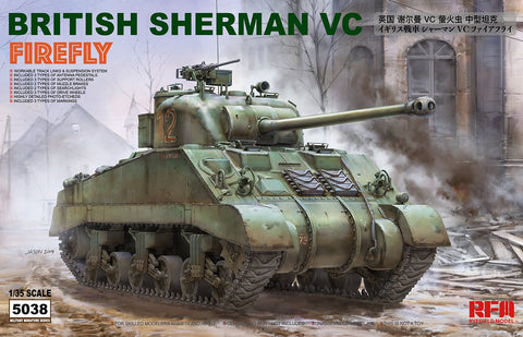 Rye Field 1/35 British Sherman VC Firefly Kit