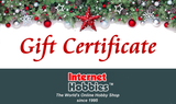 Internet Hobbies Gift Certificates - $50.00