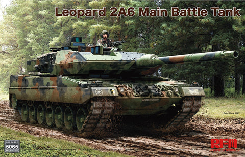 Rye Field 1/35 German Leopard 2A6 Main Battle Tank Kit