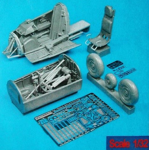 Aires Hobby Details 1/32 He162A2 Detail Set For RVL