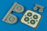 Aires Hobby Details 1/32 Ju87G Wheels & Paint Mask For HSG
