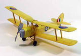 Dumas Wooden Planes 17-1/2" Wingspan Tiger Moth Rubber Pwd Aircraft Laser Cut Wooden Kit