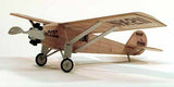 Dumas Wooden Planes 17-1/2" Wingspan Spirit of St. Louis Rubber Pwd Aircraft Laser Cut Wooden Kit