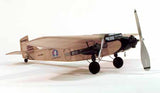 Dumas Wooden Planes 17-1/2" Wingspan Ford Tri-Motor Rubber Pwd Aircraft Laser Cut Kit
