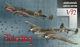 Eduard Aircraft 1/72 WWII Bf110C/D Adlertag German Heavy Fighter (td Edition Kit