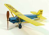 Dumas Wooden Planes 17-1/2" Wingspan Curtiss Robin Rubber Pwd Aircraft Laser Cut Wooden Kit