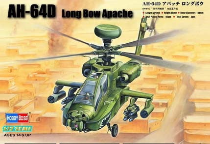 Hobby Boss Aircraft 1/72 AH-64D Apache Longbow Kit