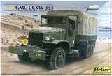 Heller Military 1/35 GMC CCKW 353 Canvas Covered Truck Kit