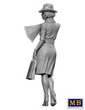 Master Box Ltd 1/24 Francoise Stylishly Dressed w/Hat & Scarf Kit