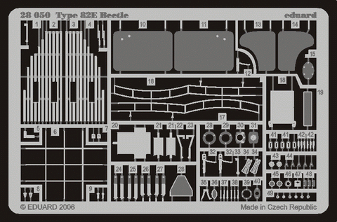 Eduard Details 1/48 Armor- Type 82E Beetle for TAM