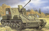 Unimodel Military 1/72 ZSU37 Russian Tank w/Self-Propelled Gun Mod. 1943 Kit