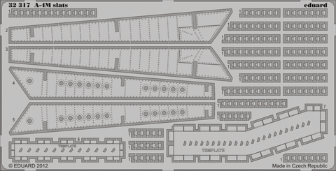 Eduard Details 1/32 Aircraft- A4M Slats for TSM