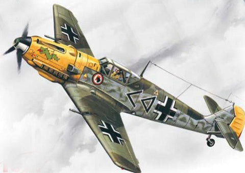 ICM Aircraft 1/72 WWII Messerschmitt Bf109E4 Fighter Kit
