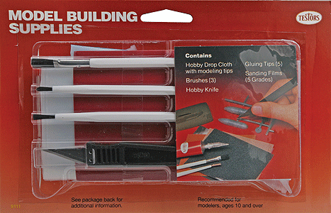 Testors Tools Model Building Supplies Kit