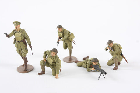 Tamiya Military 1/35 WWI British Infantry (5 Figures) Kit