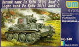 Unimodel Military 1/72 PzKpfw 38(t) Ausf C Light Tank Kit