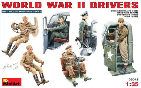 MiniArt Military Models 1/35 WWII Drivers Kit