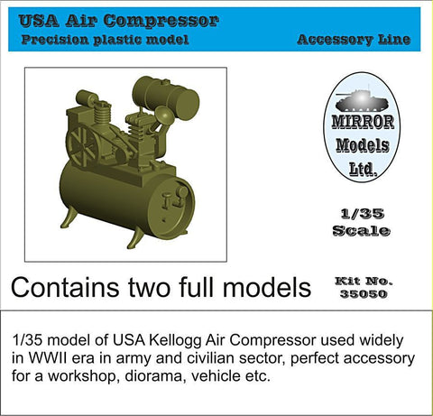 Mirror Models Military 1/35 US Army Kellogg Air Compressor (2) Kit