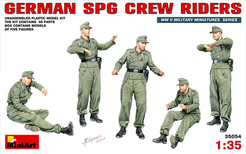 MiniArt Military Models 1/35 German SPG Crew Riders Kit