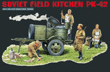 MiniArt Military Models 1/35 KP42 Soviet Field Kitchen w/4 Crew Kit