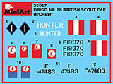 MiniArt Military Models 1/35 Dingo Mk Ib British Scout Car w/3 Crew Kit