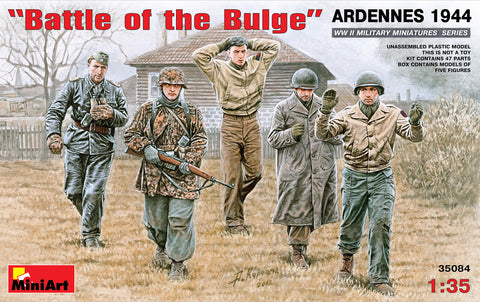 MiniArt Military Models 1/35 Battle of the Bulge Soldiers Ardennes 1944 (5) Kit