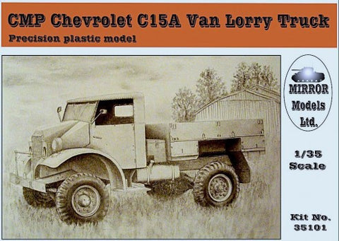 Mirror Models Military 1/35 CMP C15A Van Lorry Truck Kit
