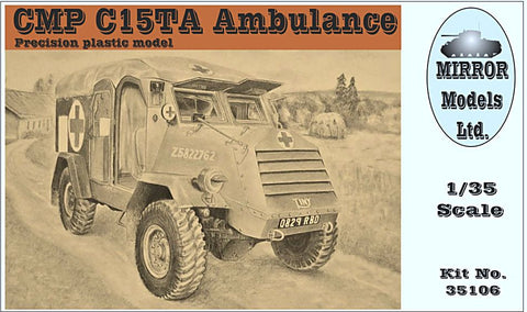 Mirror Models Military 1/35 CMP C15TA Armored Ambulance Kit