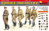 MiniArt Military Models 1/35 Soviet Infantry w/Weapons & Equipment Special Edition Kit