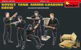 MiniArt Military Models 1/35 Soviet Tank Ammo Loading Crew (5) w/Ammo Boxes & Shells Special Edition Kit