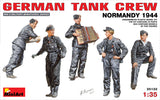 MiniArt Military Models 1/35 German Tank Crew Normandy 1944 (5) Kit