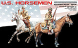 MiniArt Military 1/35 US Horsemen Normandy 1944 (2 Mtd) Kit