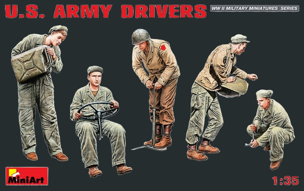 MiniArt Military Models 1/35 WWII US Army Drivers Kit