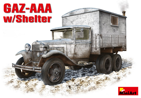 MiniArt Military Models 1/35 GAZ-AAA Truck w/Shelter Kit