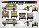 MiniArt Military 1/35 German Kfz 70 Personnel Car w/7.62cm FK39(2) Gun Kit