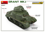 MiniArt Military 1/35 M3 Grant Mk1 Tank w/Full Interior (New Tool) Kit