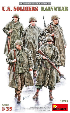 MiniArt Military 1/35 U.S. Soldiers Rainwear Kit