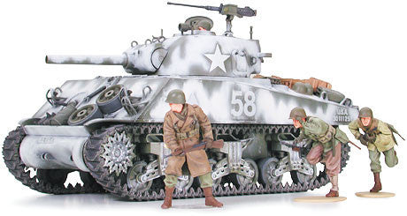 Tamiya Military 1/35 US M4A3 Sherman Tank w/105mm Howitzer Kit