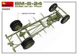 MiniArt Military 1/35 Soviet BM8-24 Rocket Launcher Based on 1.5-Ton Truck (New Tool) Kit