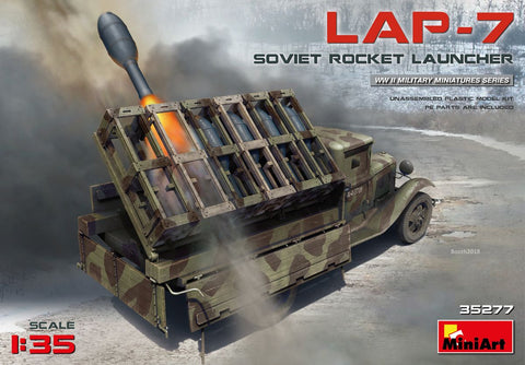 MiniArt Military 1/35 Soviet LAP7 Rocket Launcher (New Tool) Kit