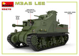 MiniArt Military 1/35 WWII M3A5 Lee Medium Tank (New Tool) Kit