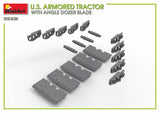 MiniArt Military 1/35 US Armored Tractor w/Angled Dozer Blade Kit