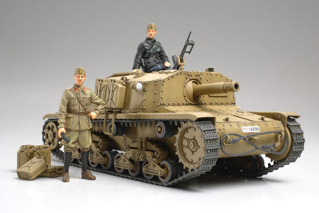 Tamiya Military 1/35 Italian Semovente M40 Tank w/Self-Propelled Gun Kit